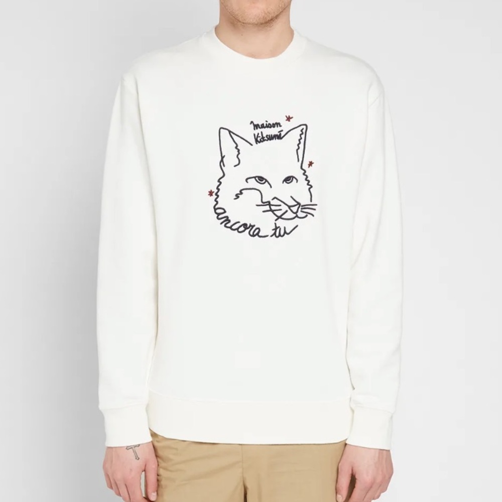 Maison Kitsune Stary Fox Pull Over